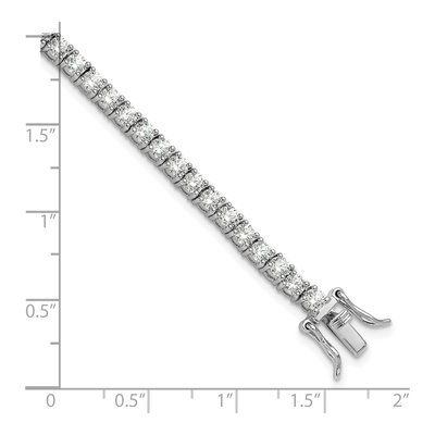 Sterling Silver CZ Tennis Bracelet – view 5