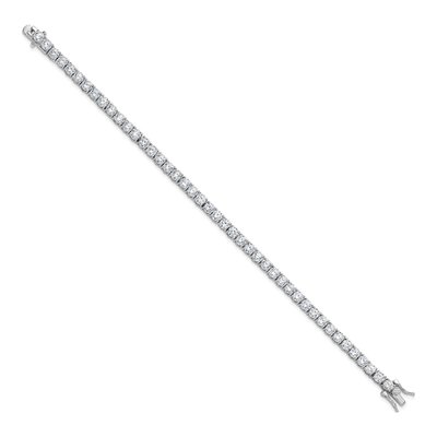 Sterling Silver CZ Tennis Bracelet – view 3
