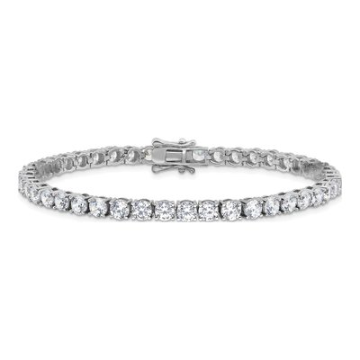 Sterling Silver CZ Tennis Bracelet – view 4