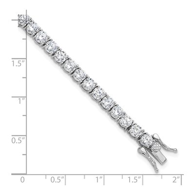 Sterling Silver CZ Tennis Bracelet – view 5