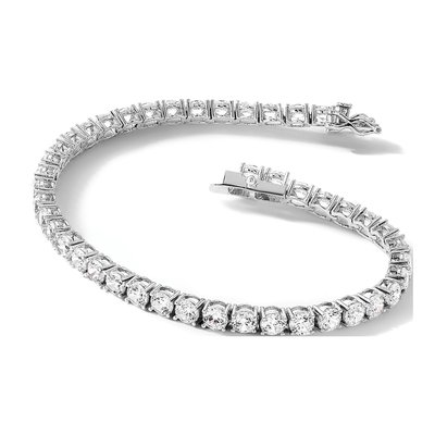 Sterling Silver CZ Tennis Bracelet – view 7