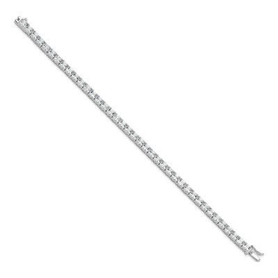 Sterling Silver CZ Tennis Bracelet – view 3