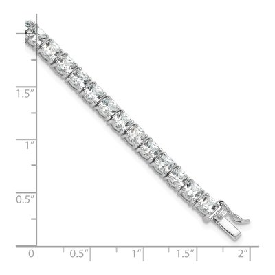Sterling Silver CZ Tennis Bracelet – view 5