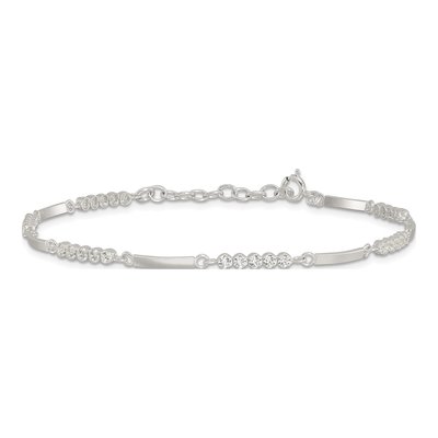 Sterling Silver CZ Bracelet – view 4