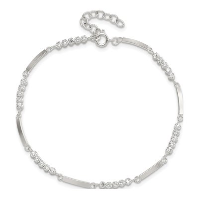 Sterling Silver CZ Bracelet – view 5