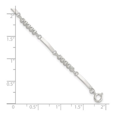 Sterling Silver CZ Bracelet – view 6