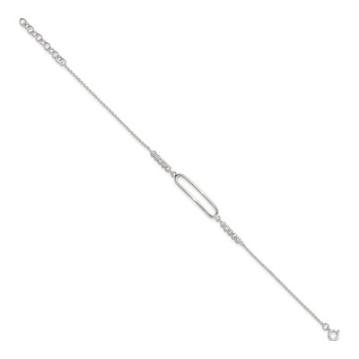 Sterling Silver CZ Bracelet – view 3
