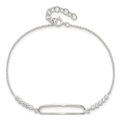 Sterling Silver CZ Bracelet – view 5