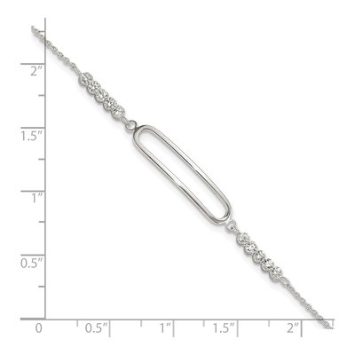 Sterling Silver CZ Bracelet – view 6