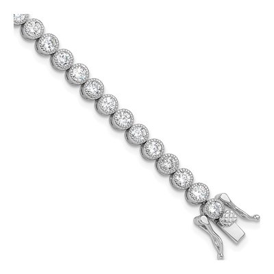 Sterling Silver CZ Tennis Bracelet