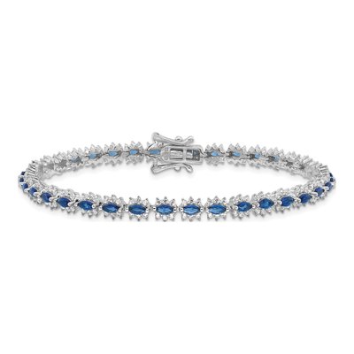 Sterling Silver CZ Bracelet – view 4