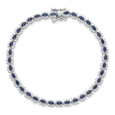 Sterling Silver CZ Bracelet – view 5