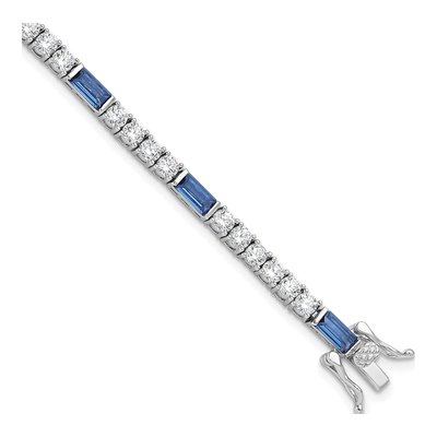 Sterling Silver CZ Tennis Bracelet