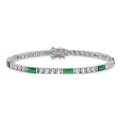 Sterling Silver CZ Tennis Bracelet – view 3