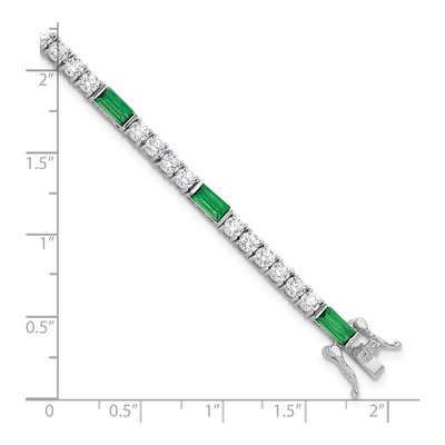 Sterling Silver CZ Tennis Bracelet – view 4