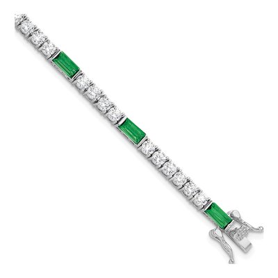 Sterling Silver CZ Tennis Bracelet