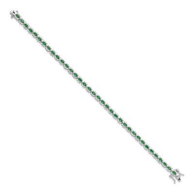 Sterling Silver CZ Bracelet – view 2