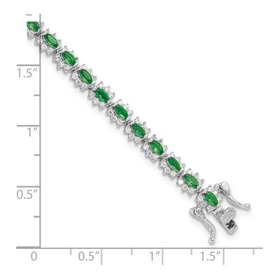 Sterling Silver CZ Bracelet – view 5
