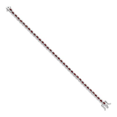 Sterling Silver CZ Bracelet – view 3
