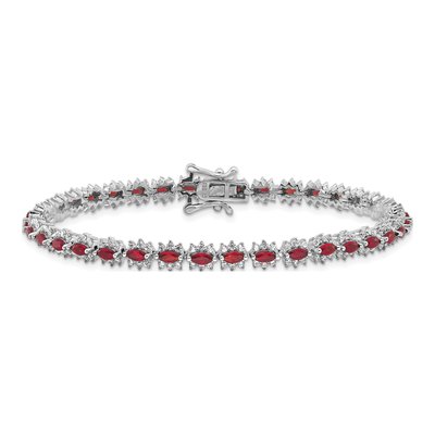 Sterling Silver CZ Bracelet – view 4