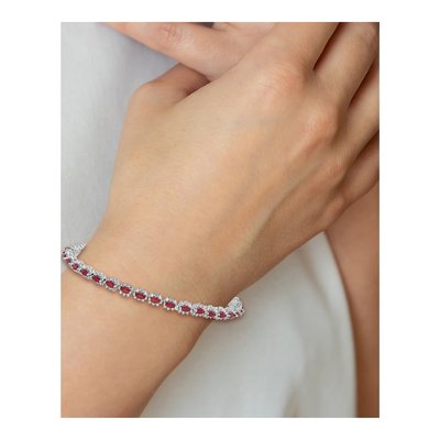 Sterling Silver CZ Bracelet – view 7
