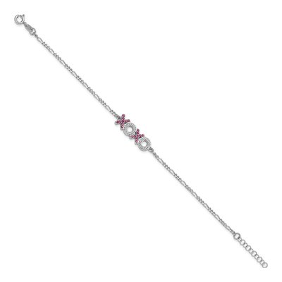 Sterling Silver CZ Bracelet – view 3