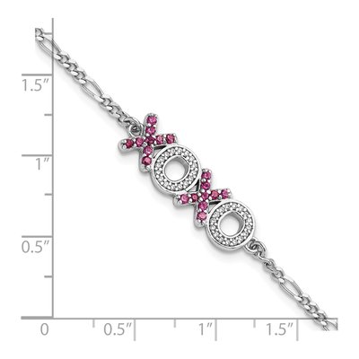Sterling Silver CZ Bracelet – view 6