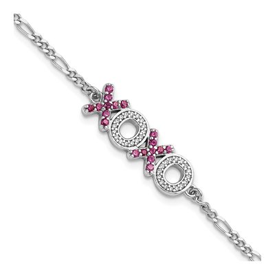 Sterling Silver CZ Bracelet