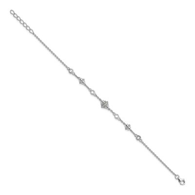 Sterling Silver CZ Pure Fire Fancy Bracelet – view 3
