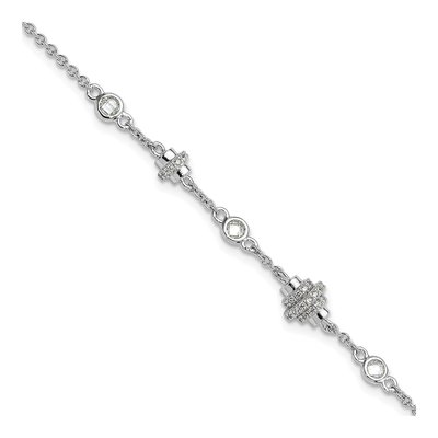 Sterling Silver CZ Pure Fire Fancy Bracelet