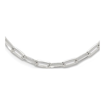 Sterling Silver Paperclip Necklace