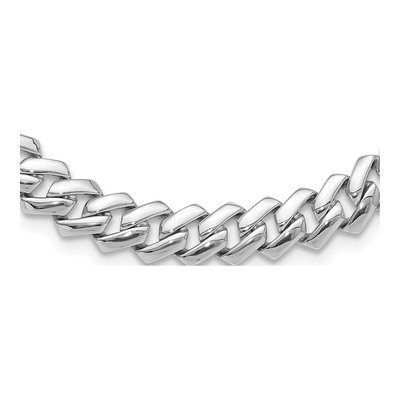 Sterling Silver CZ Monaco Link Necklace