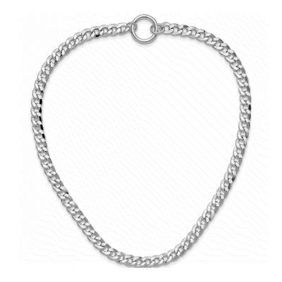 Sterling Silver 7.4mm Curb Chain – view 2