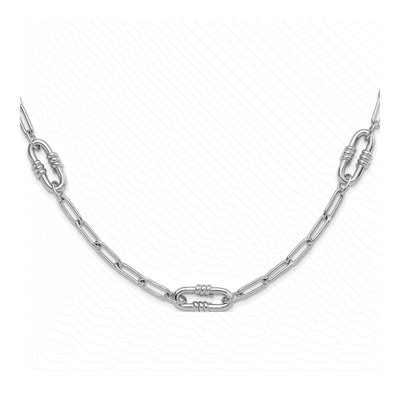 Sterling Silver 12mm Paperclip Chain