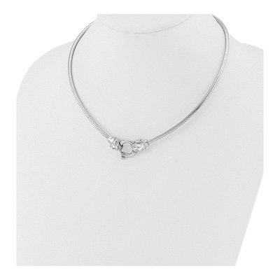 Sterling Silver Panther Cubetto Necklace – view 2