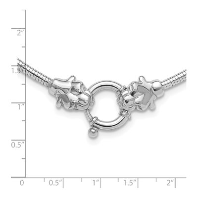 Sterling Silver Panther Cubetto Necklace – view 4