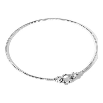 Sterling Silver Panther Cubetto Necklace – view 5