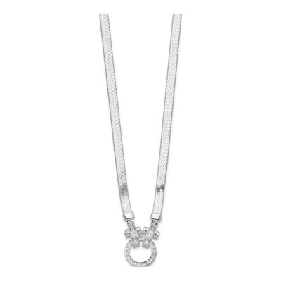 Sterling Silver 4.5mm Herringbone Chain – view 2