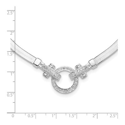 Sterling Silver 4.5mm Herringbone Chain – view 5