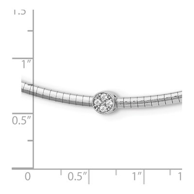 Sterling Silver 2.4mm Reversible Cubetto Omega Chain – view 4