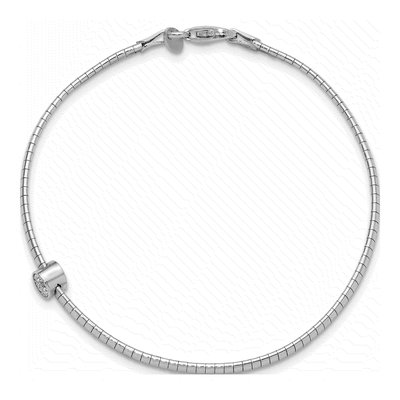Sterling Silver CZ Reversible Cubetto Bracelet – view 4