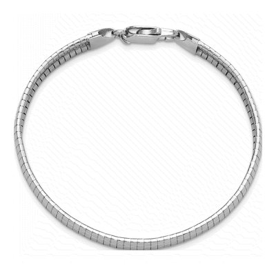 Sterling Silver Cleopatra Omega Bracelet – view 4