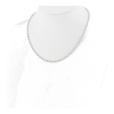 Sterling Silver Beaded Necklace – view 3