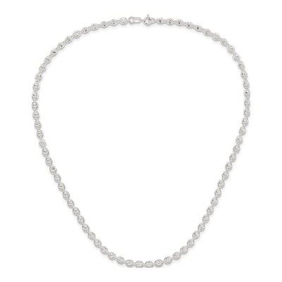 Sterling Silver Beaded Necklace – view 4