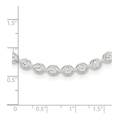 Sterling Silver Beaded Necklace – view 5