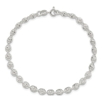Sterling Silver Beaded Bracelet – view 5