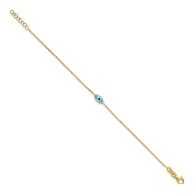 Gold-Plated Sterling Silver Evil Eye Bracelet – view 3
