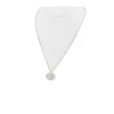 Sterling Silver E-Coating Movable Spin Cross Necklace – view 4