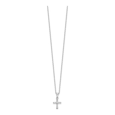 Sterling Silver CZ Necklace – view 3