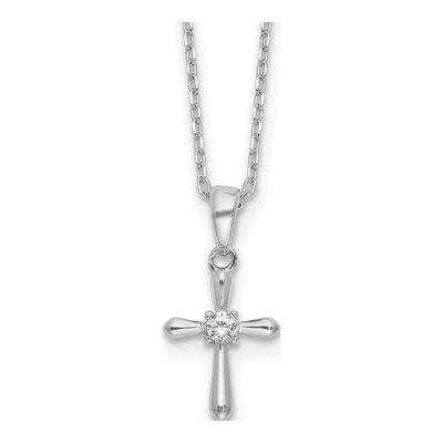 Sterling Silver CZ Necklace